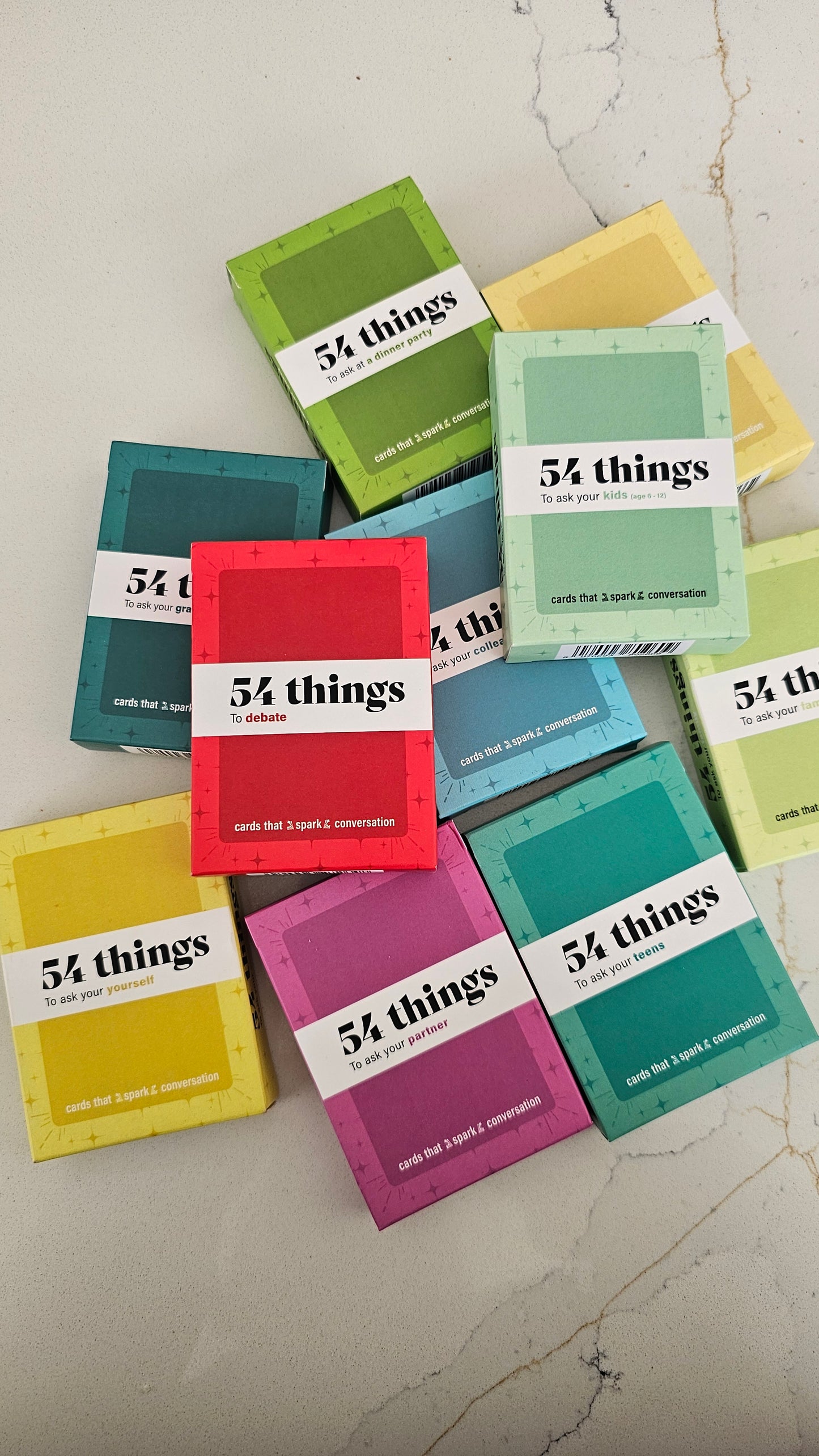 54 Things Conversation Card Deck Outlet (Packaging Imperfection)