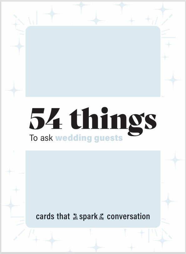 54 Things to ask wedding guests