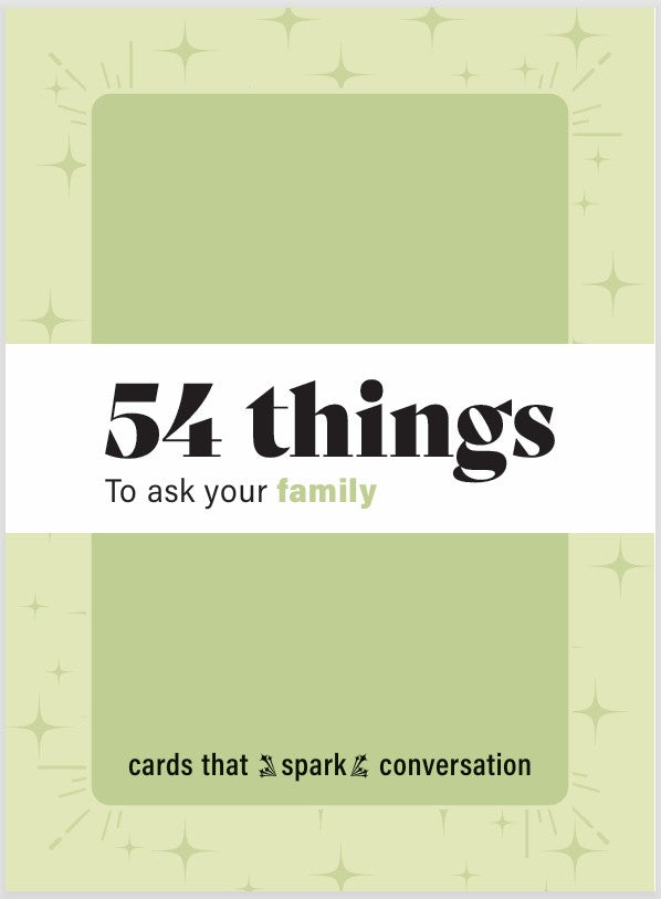 54 Things to ask your family
