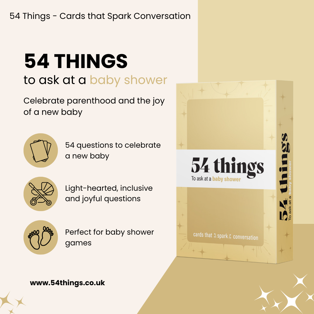 54 Things to ask at a baby shower