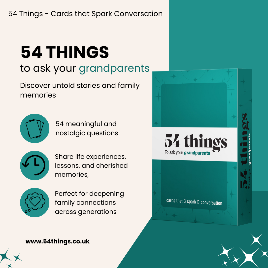 54 Things to ask your grandparents