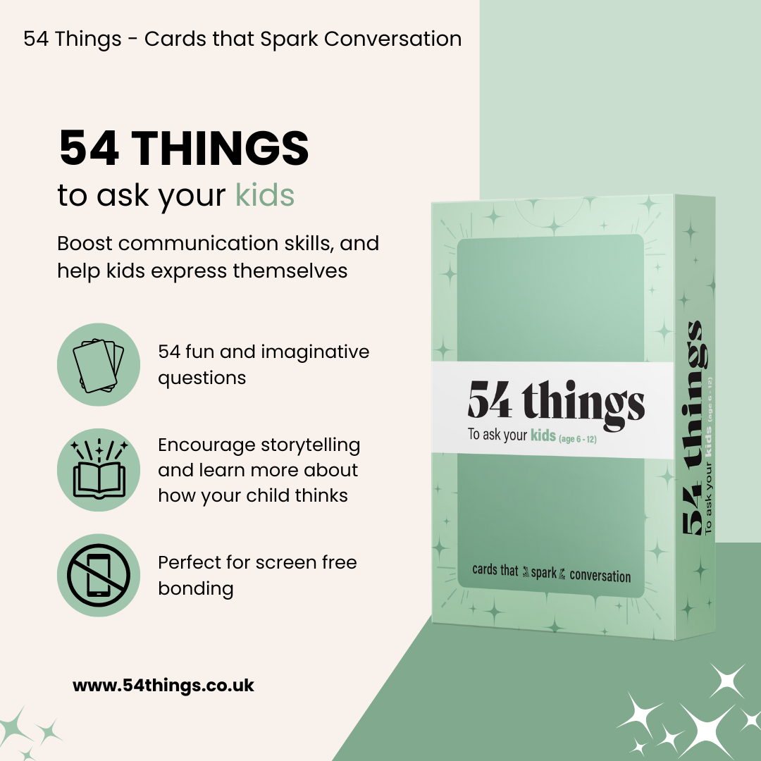 54 Things to ask your kids (age 6 - 12)