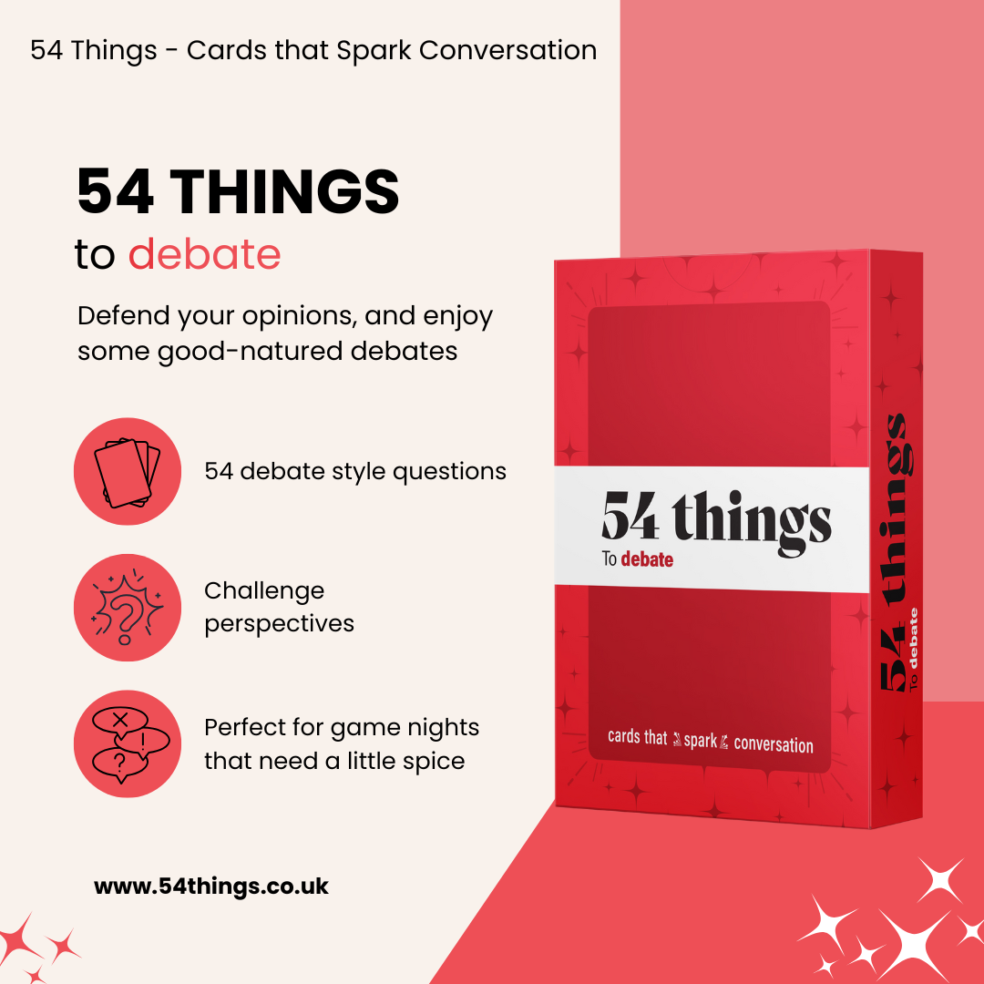54 Things to debate